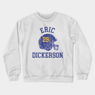 Eric Dickerson Los Angeles R Helmet Font Crewneck Sweatshirt